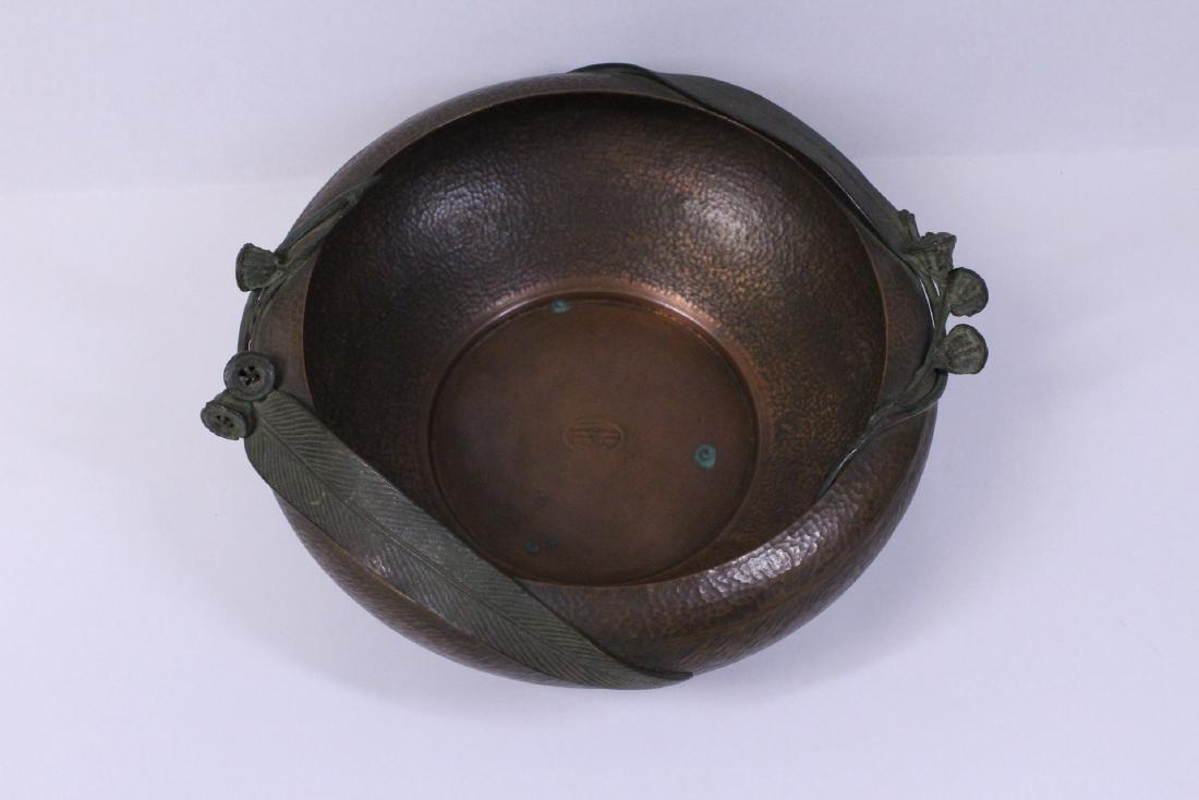 Arts and crafts copper bowl by Fred Brosi (1 of 9)