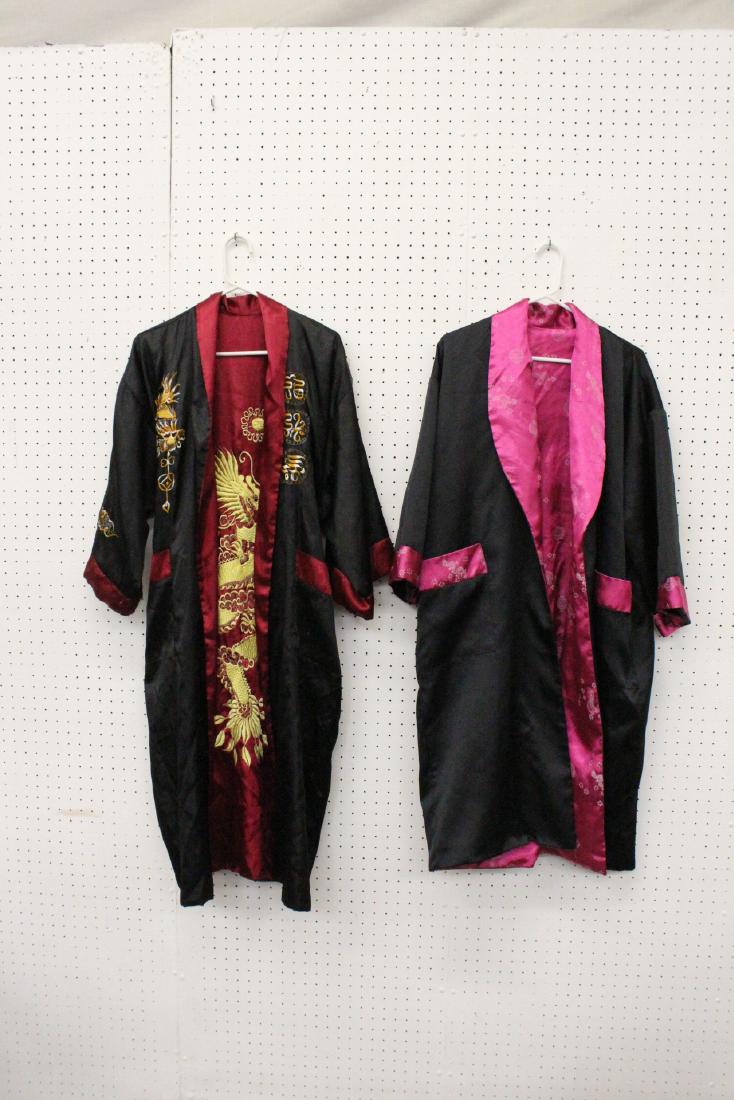 2 Chinese embroidery silk robes (1 of 10)