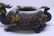 Chinese enamel silver censer with jade rim - 4