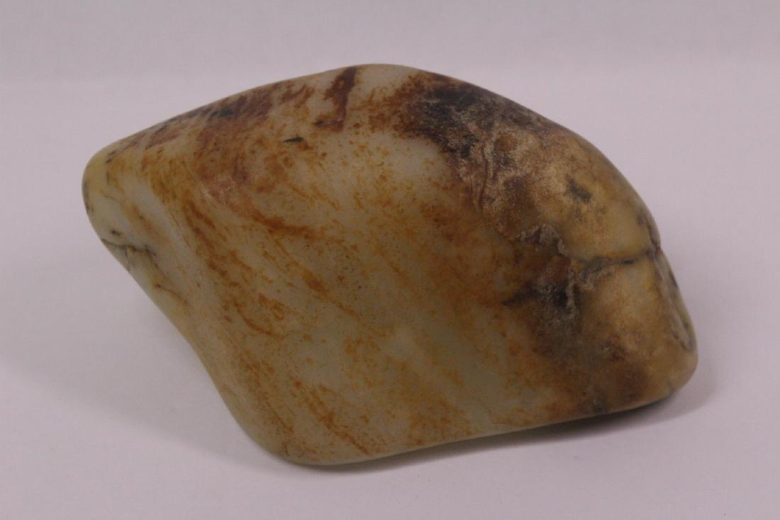 A rare hetian jade natural boulder (1 of 10)
