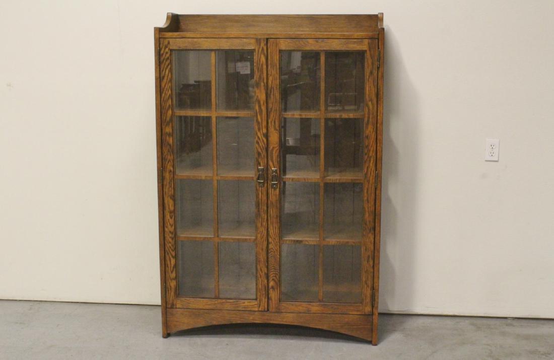 Solid oak bookcase (1 of 10)