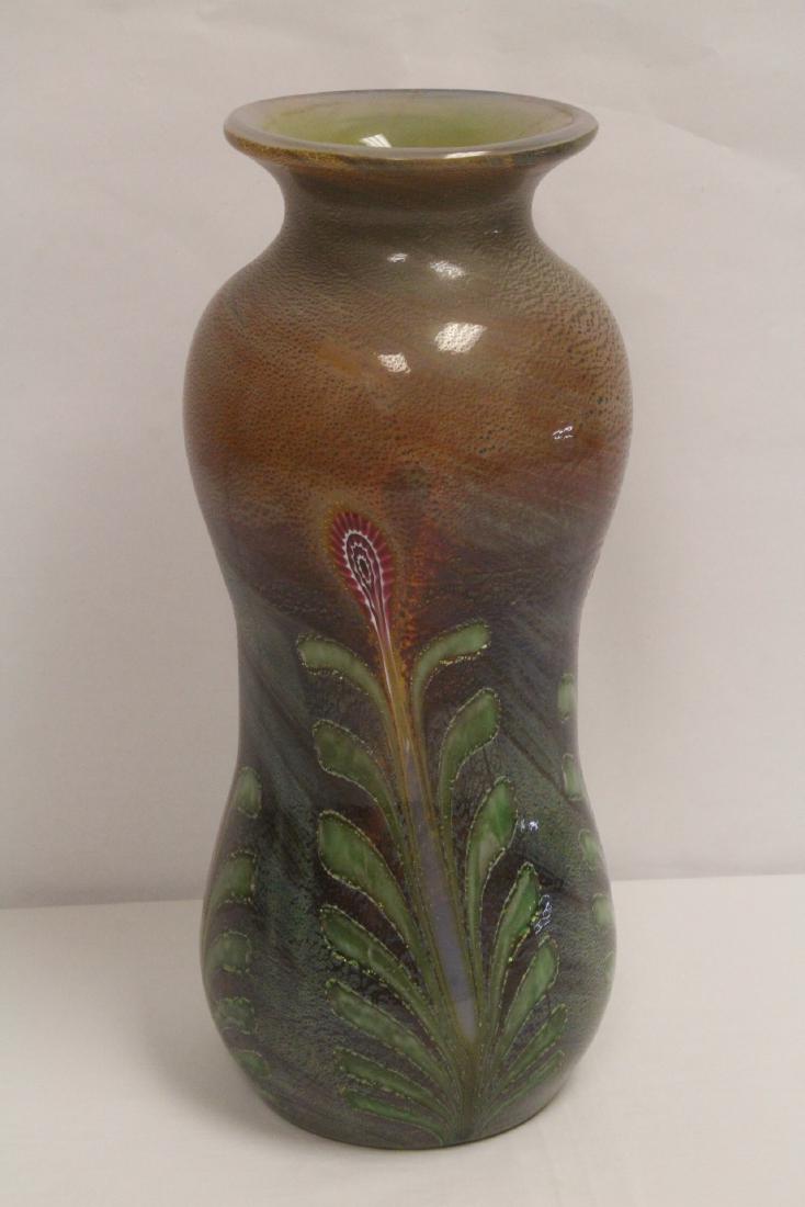 Italian art deco art glass vase (1 of 9)
