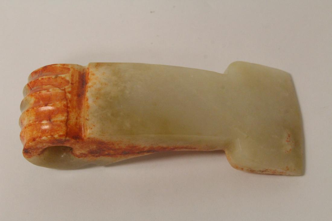 Chinese white jade carved ornament (1 of 9)