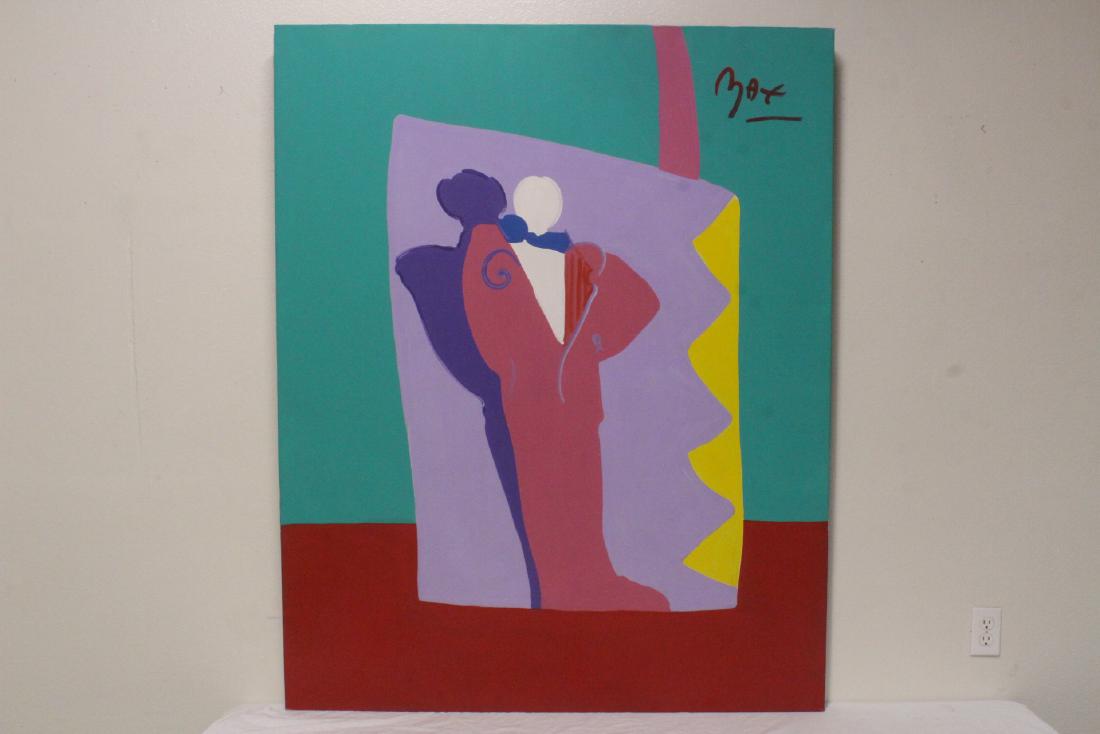 An important o/c painting by Peter Max w/ appraisal (1 of 10)