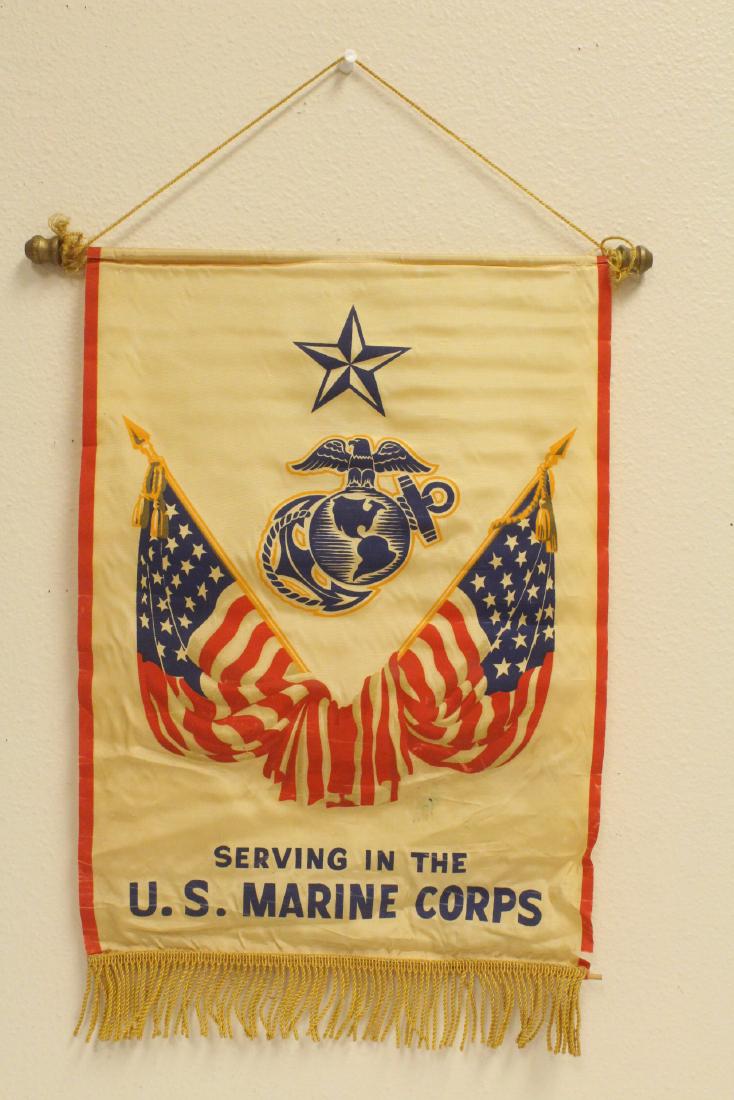 Rare US WWI Marine corps flag (1 of 9)