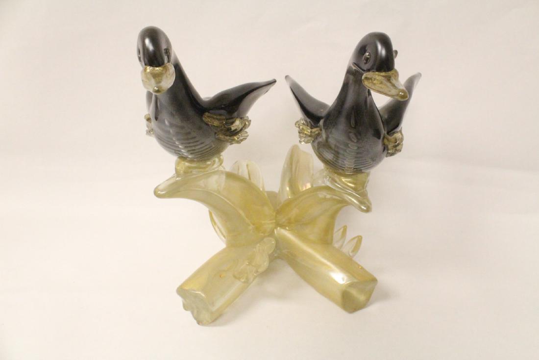 Murano glass sculpture of ducks (1 of 10)