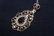Victorian 14K garnet pendant w/ matching earrings - 8