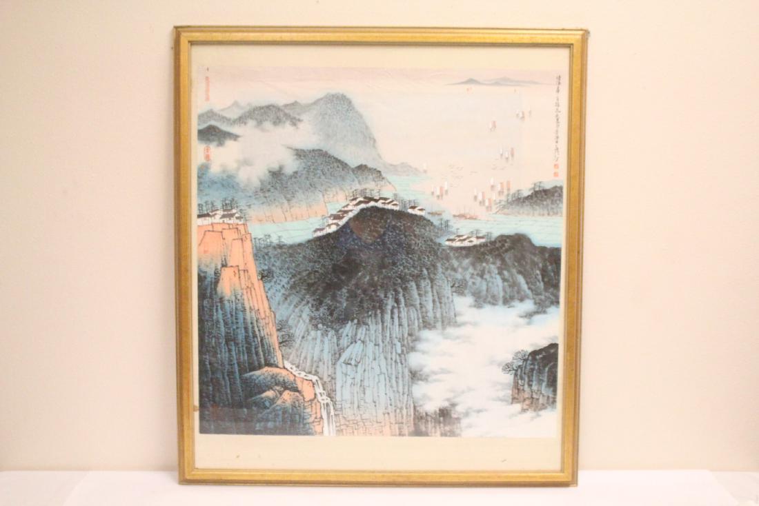 Chinese framed watercolor (1 of 10)