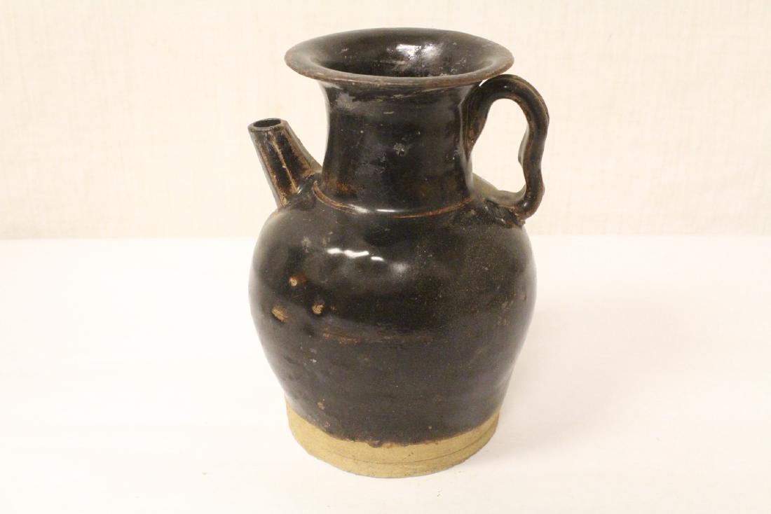 Song style brown glazed pottery jar (1 of 10)