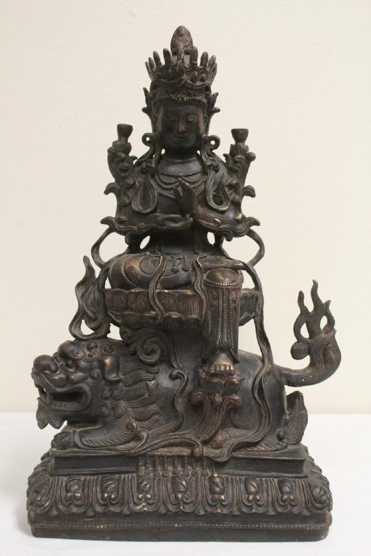 Large Chinese bronze sculpture (1 of 10)