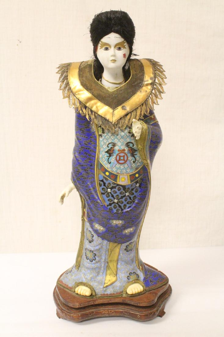 Chinese cloisonne figure (1 of 10)