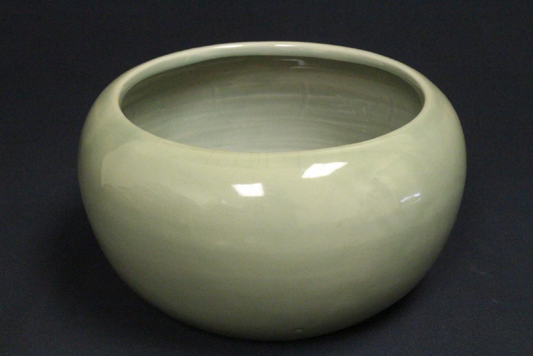 Large Chinese celadon porcelain basin (1 of 10)