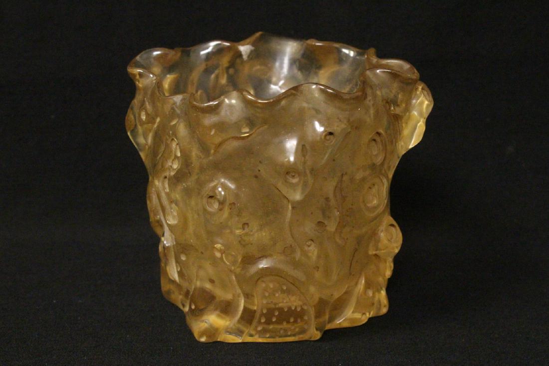 Chinese crystal brush holder (1 of 10)
