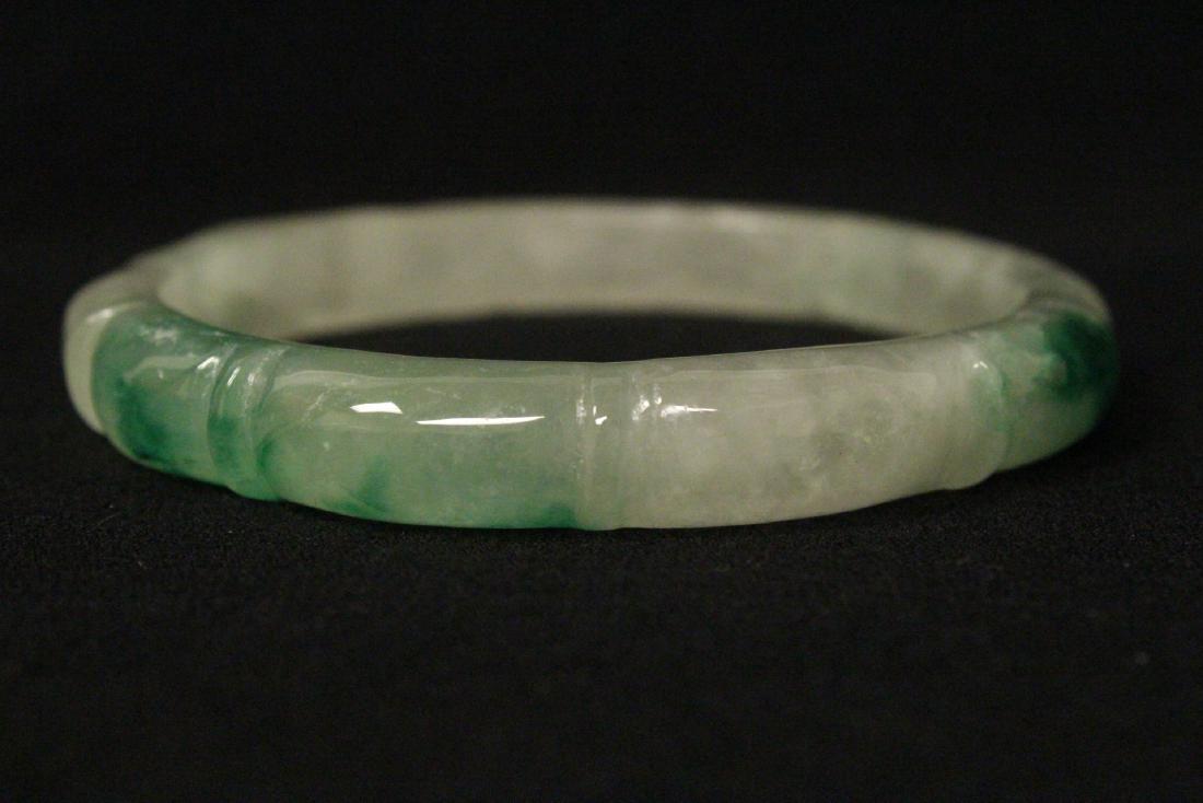 Chinese jadeite like bangle bracelet (1 of 10)