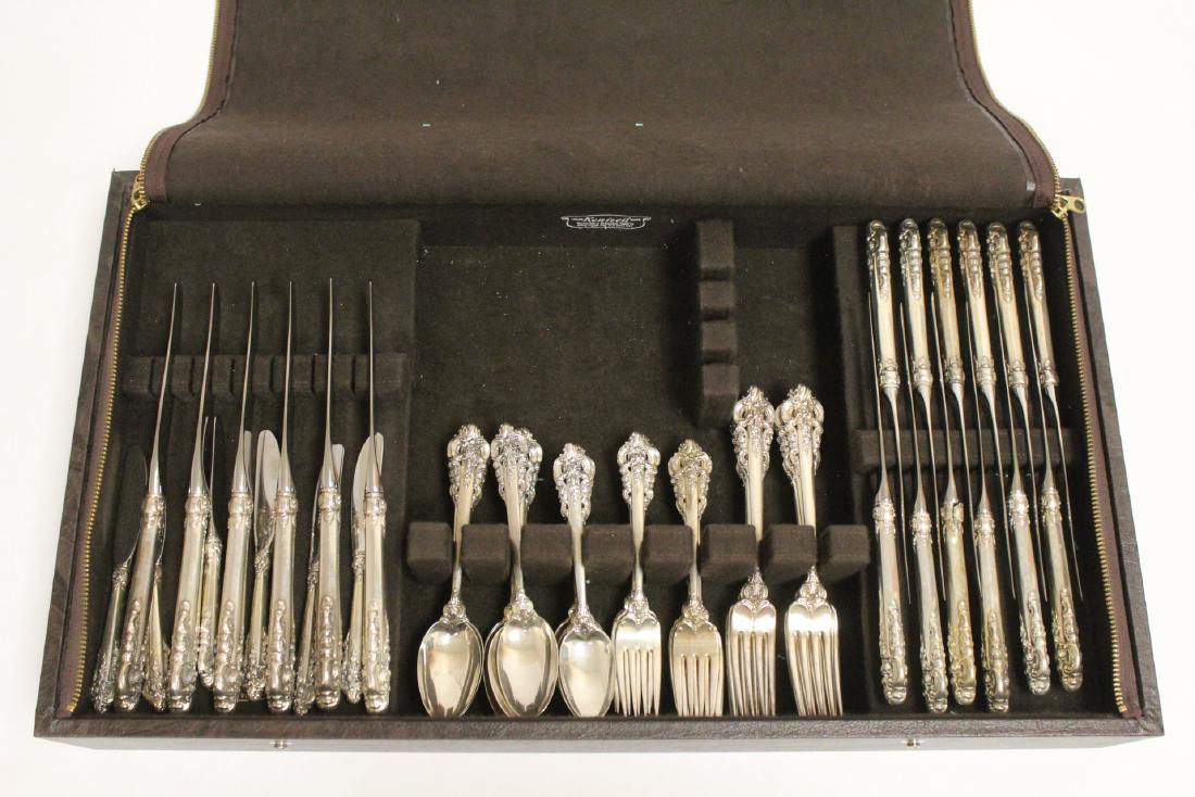 Set of sterling dinner set by Wallace (1 of 10)