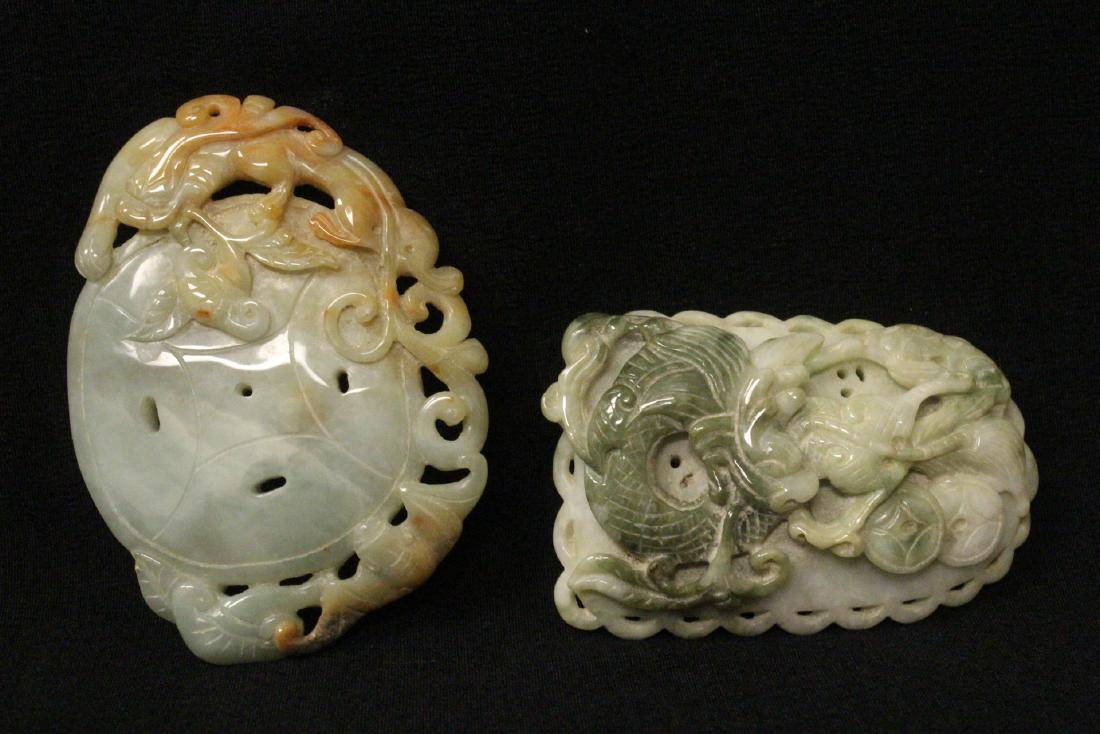 2 large jadeite ornament (1 of 9)