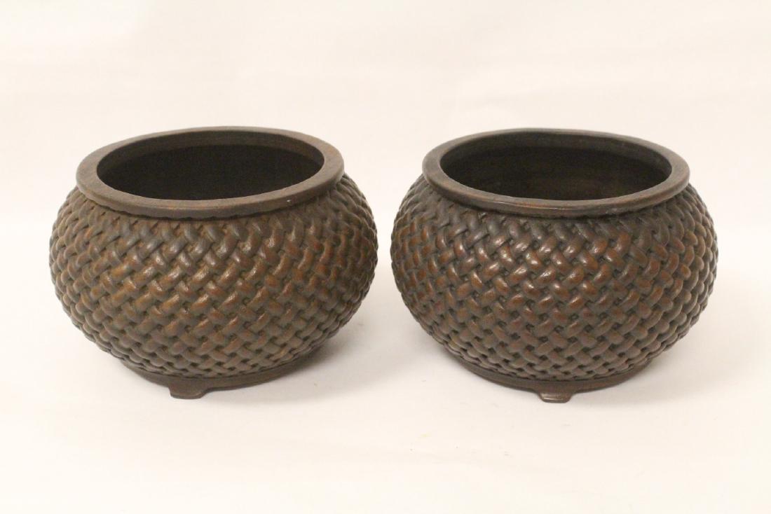 Pair Chinese rosewood boxes (1 of 10)