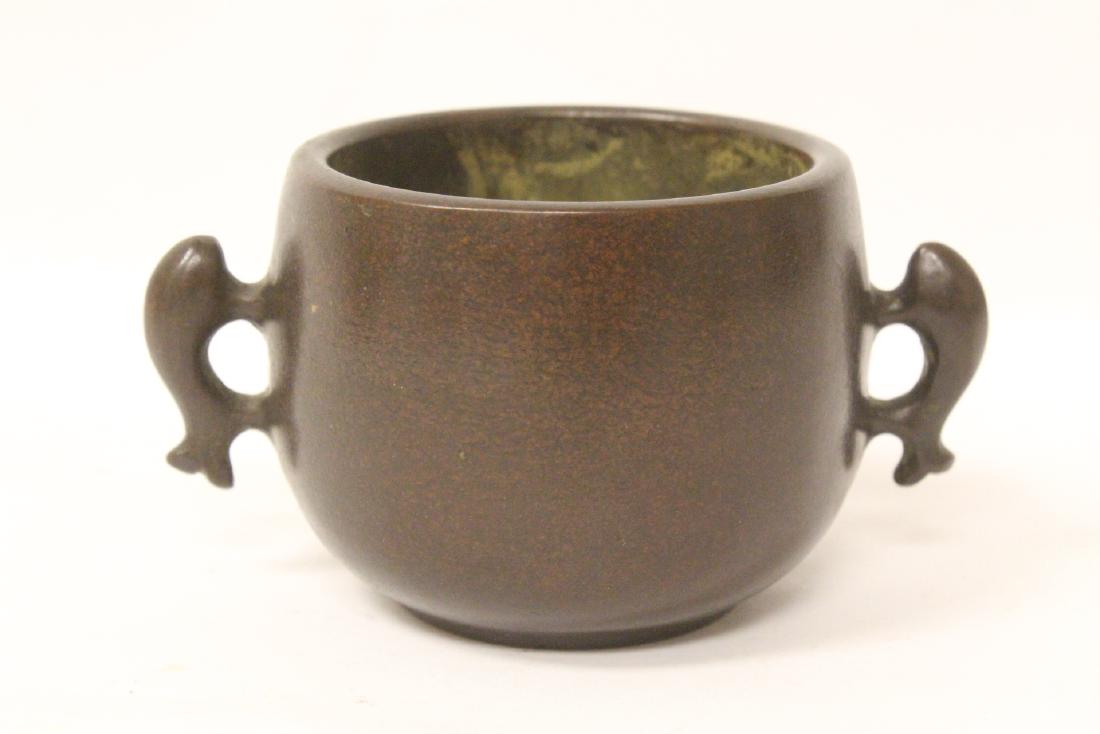 A small but very heavy bronze censer (1 of 10)