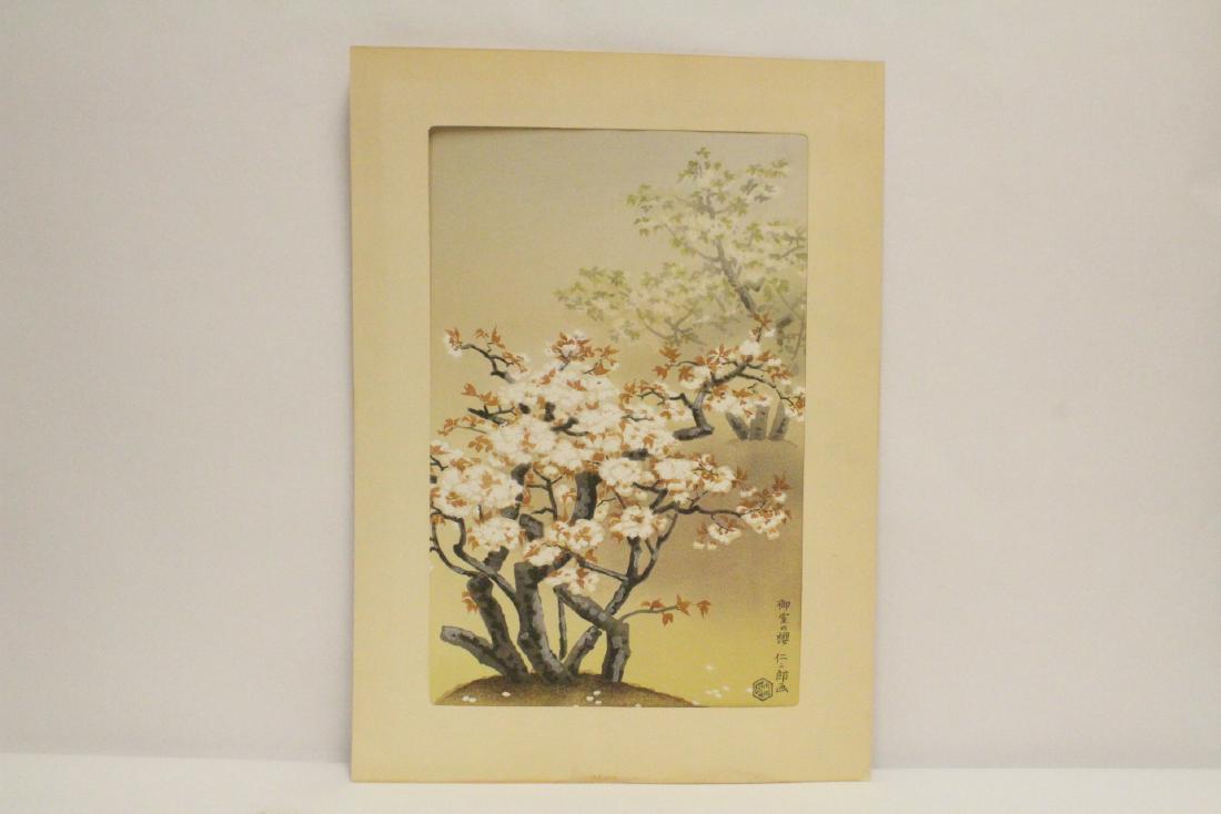 Japanese contemporary woodblock print by N. Ito (1 of 10)