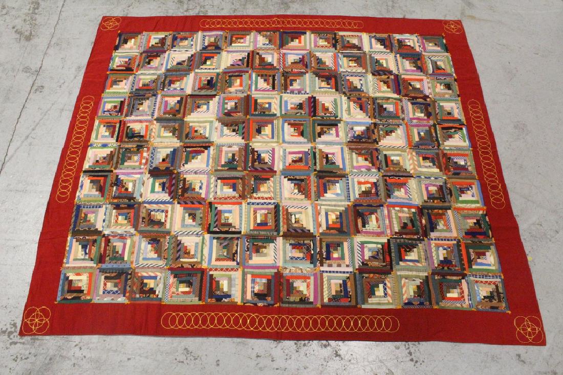 Antique American patch quilt (1 of 10)