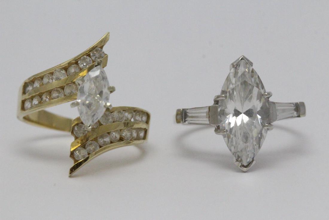 Two 14K CZ rings (1 of 10)