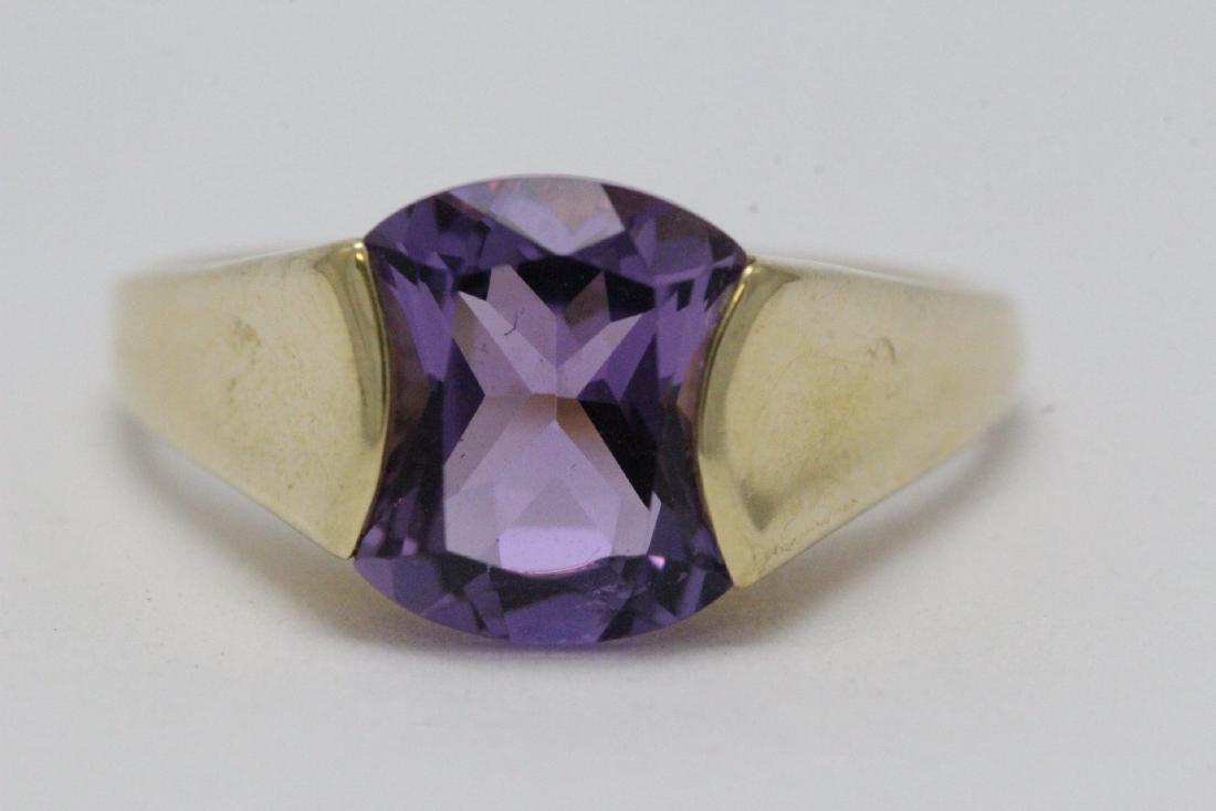 14K deco amethyst ring (1 of 9)