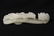 Chinese hetian white jade carved belt buckle