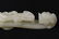 Chinese hetian white jade carved belt buckle - 9