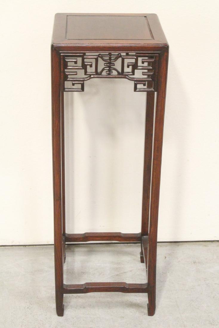 Chinese rosewood pedestal table (1 of 9)