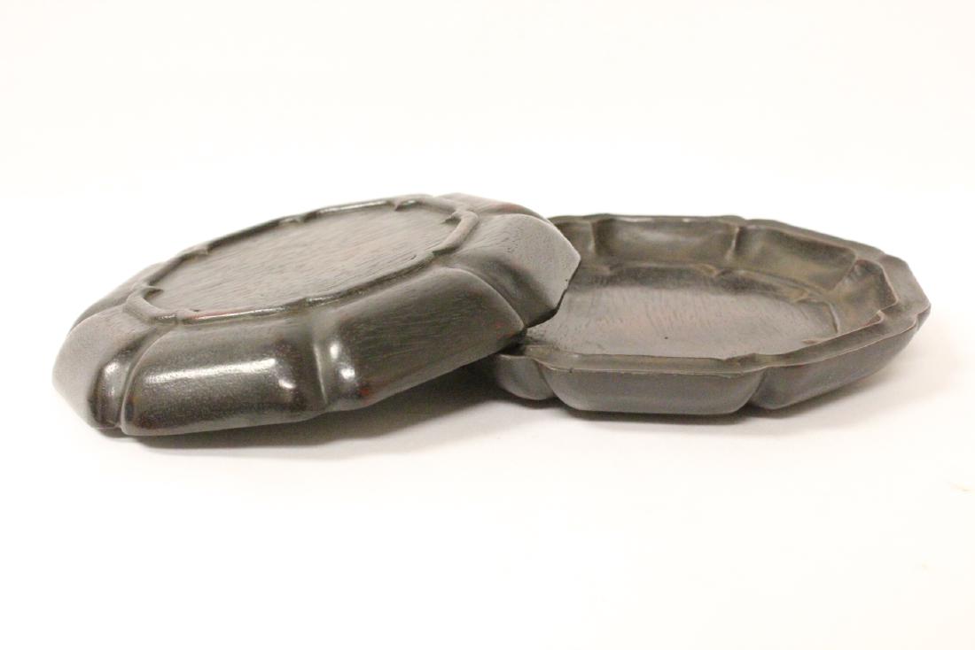 Chinese rosewood covered small box (1 of 8)