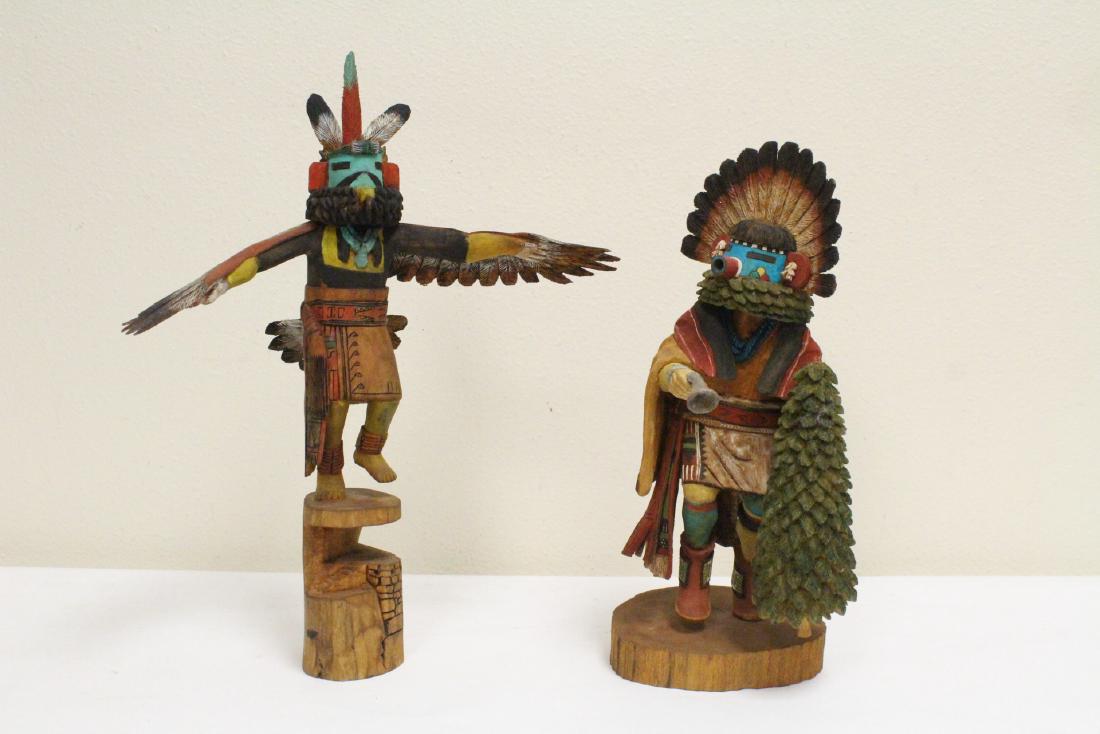 2 Indian Kachina dolls (1 of 10)