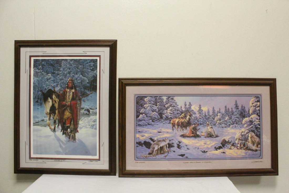 2 numbered and pencil signed etchings (1 of 10)