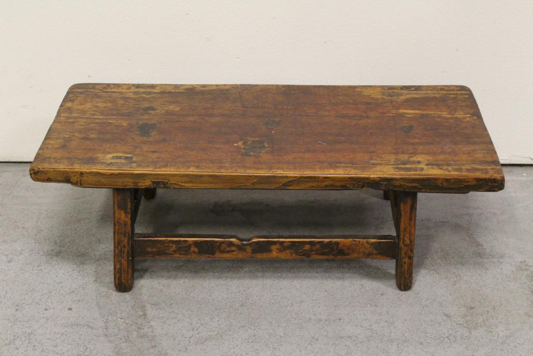18th/19th century Chinese wood low table (1 of 9)
