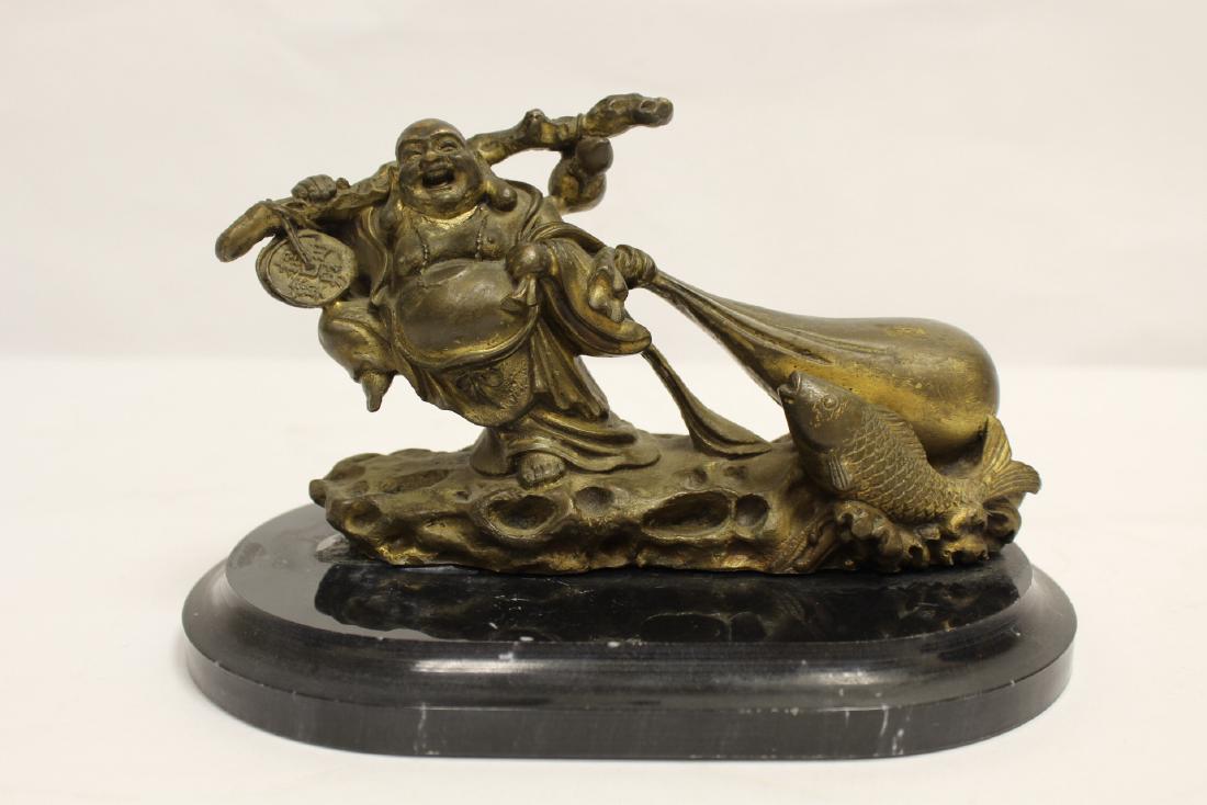 Chinese solid gilt bronze sculpture (1 of 10)