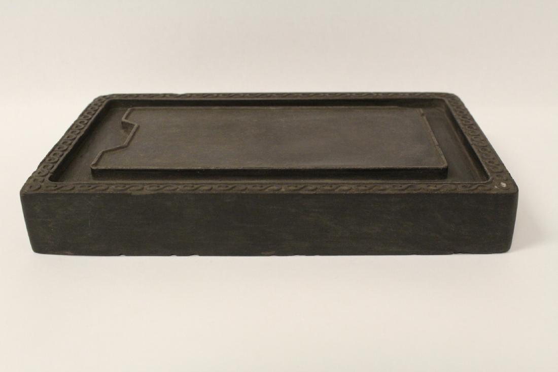 A large Chinese stone carved inkwell (1 of 9)