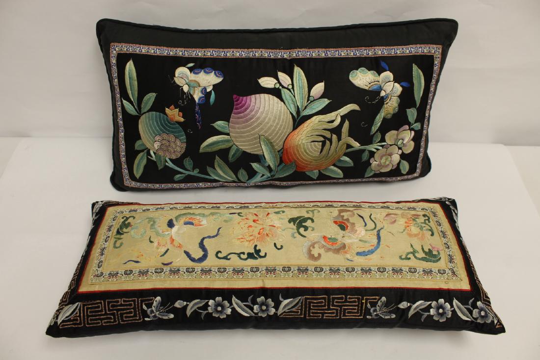 2 Chinese embroidery pillows (1 of 10)