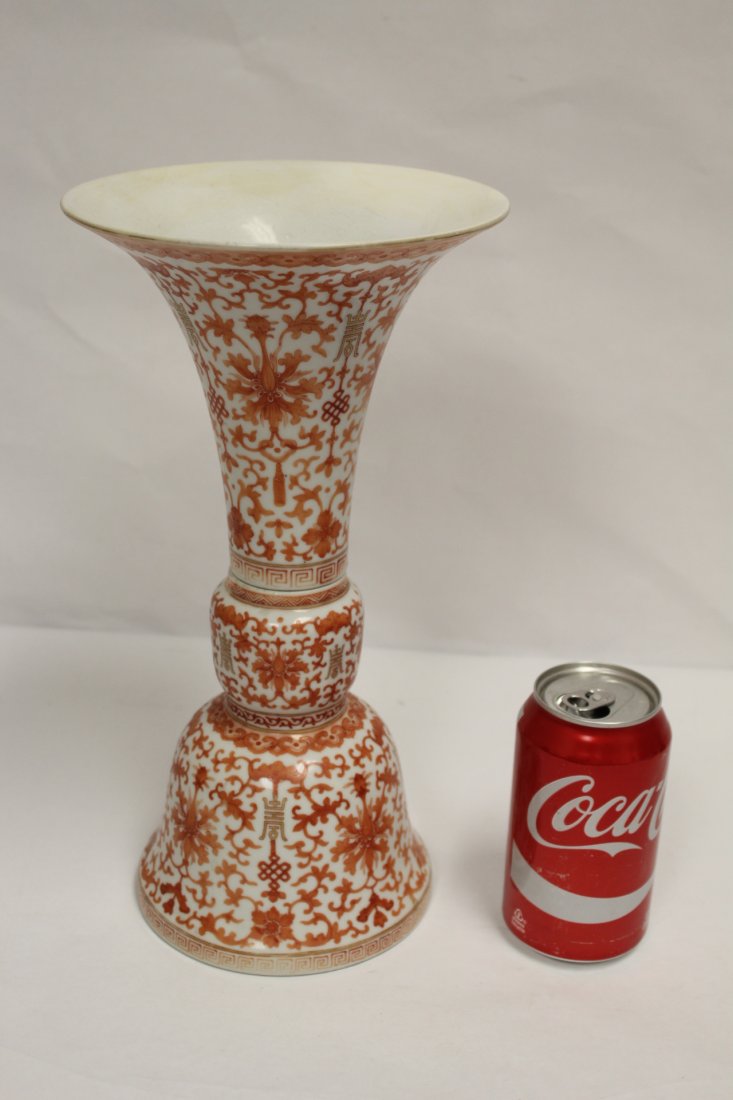 Chinese 2pc antique export porcelain candle holder (1 of 9)