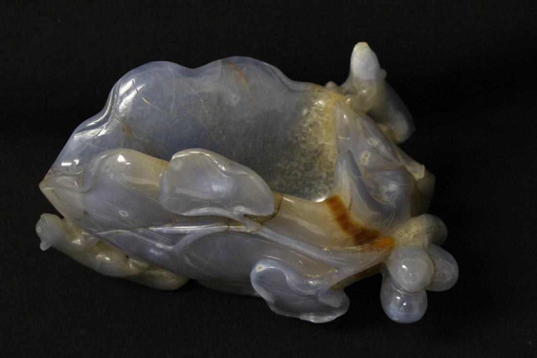 Chinese 18th/19th c. natural chalcedony brush wash (1 of 10)