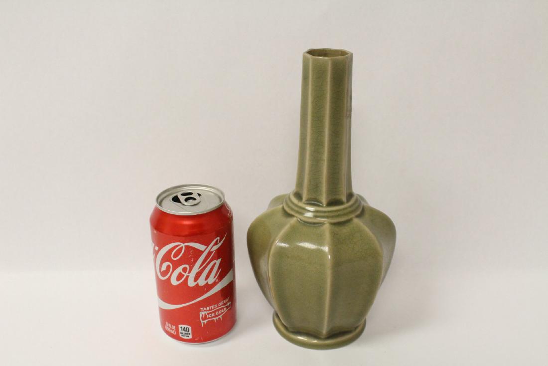 Chinese Song style celadon porcelain vase (1 of 9)