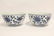 Pair Chinese antique blue and white porcelain bowls - 2