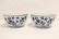 Pair Chinese antique blue and white porcelain bowls - 3