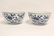 Pair Chinese antique blue and white porcelain bowls - 4