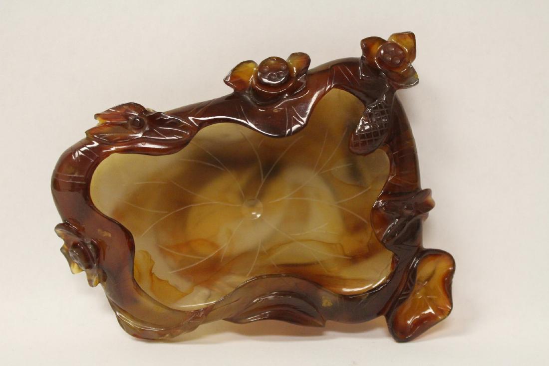 Beautiful antique agate carved brush wash (1 of 10)