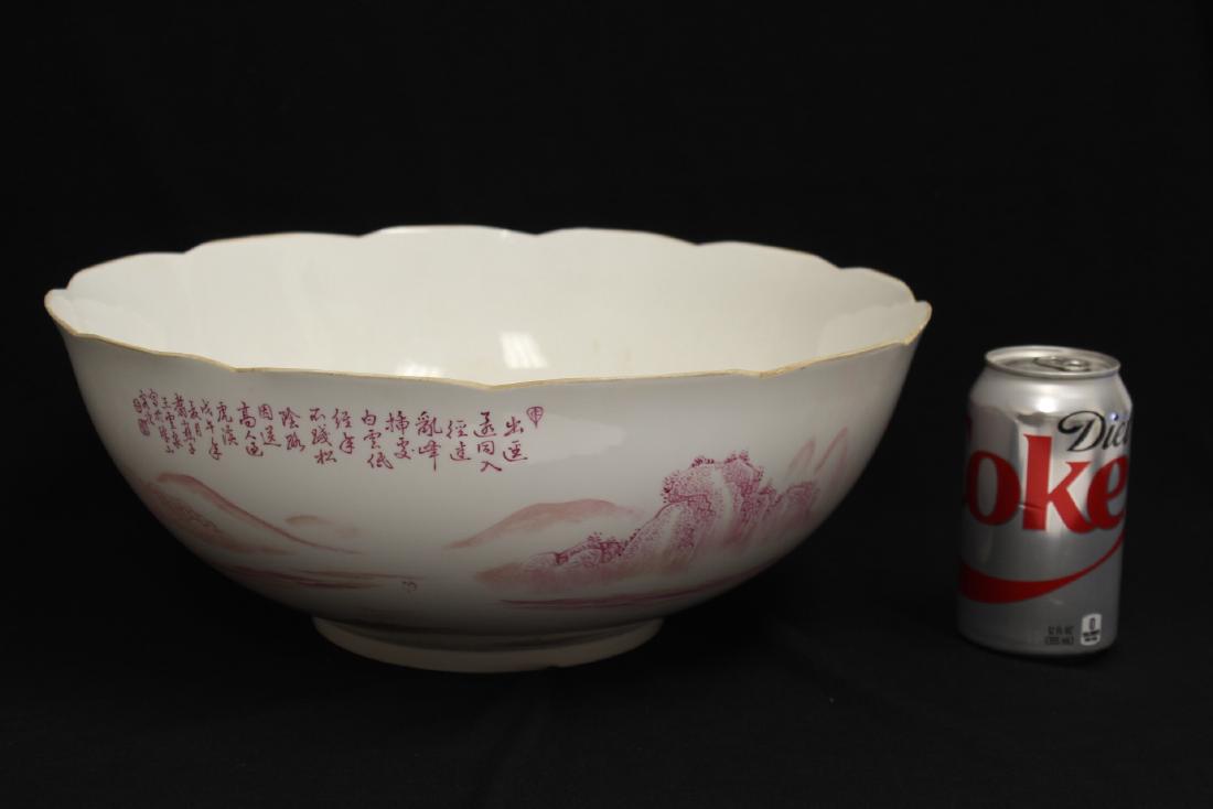 A magnificent Chinese large egg shell bowl (1 of 10)