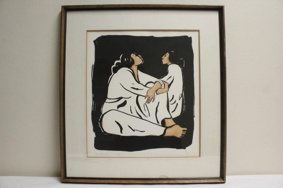 Signed and numbered etching by R.C. Gorman (1 of 10)