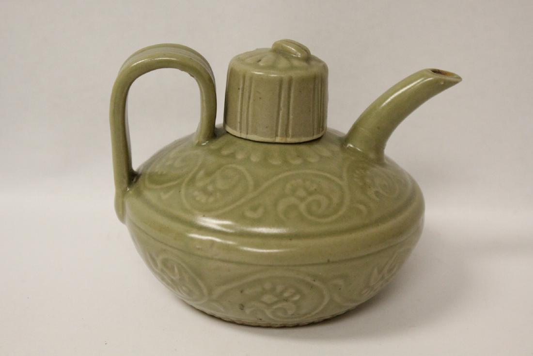 Song style celadon teapot (1 of 9)