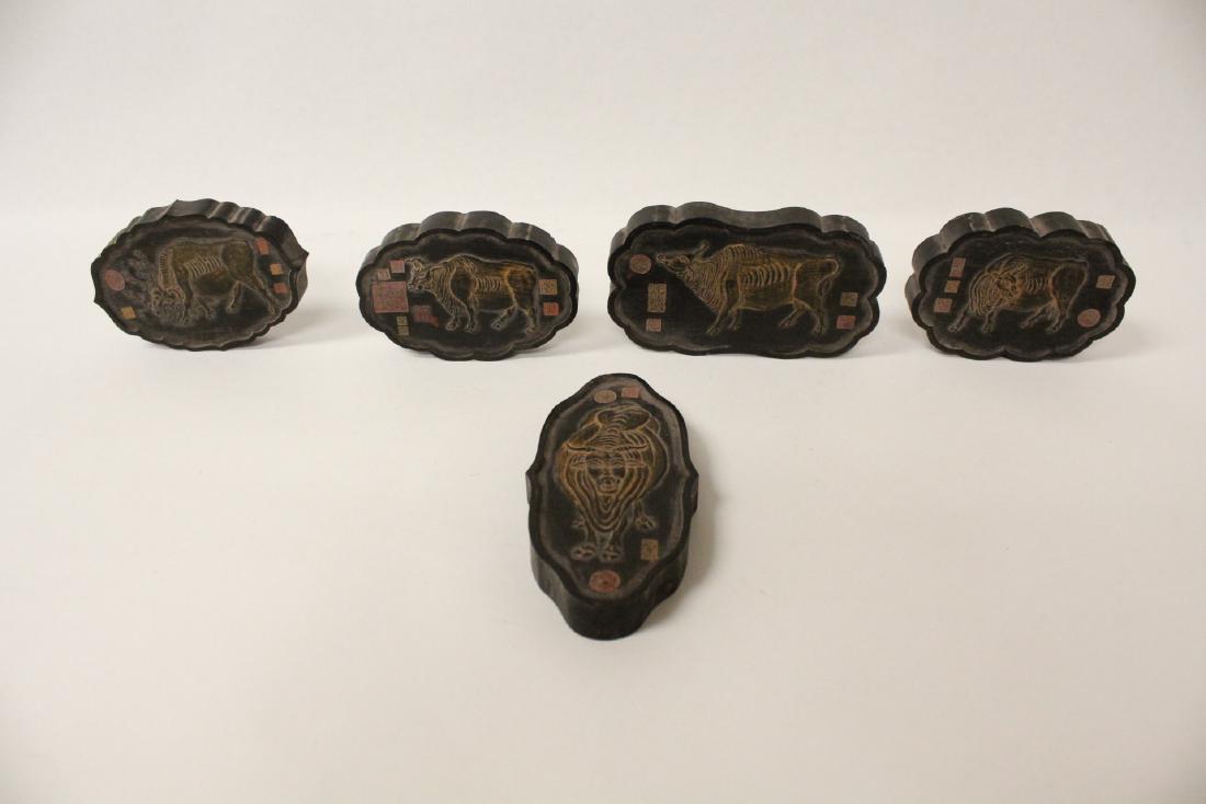 5 Chinese ink sticks (1 of 10)