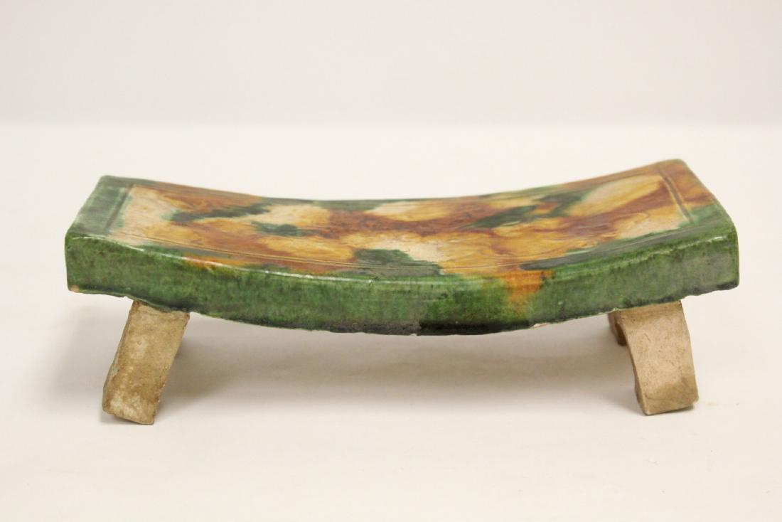 Chinese sancai style small stool (1 of 9)