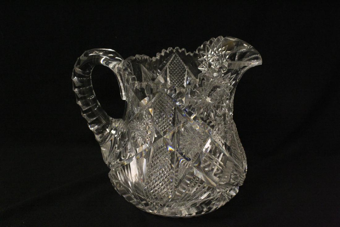 American cut crystal pitcher (1 of 9)