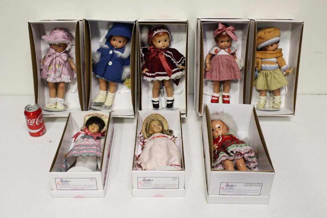 8 Effanbee dolls: 8 Effanbee dolls